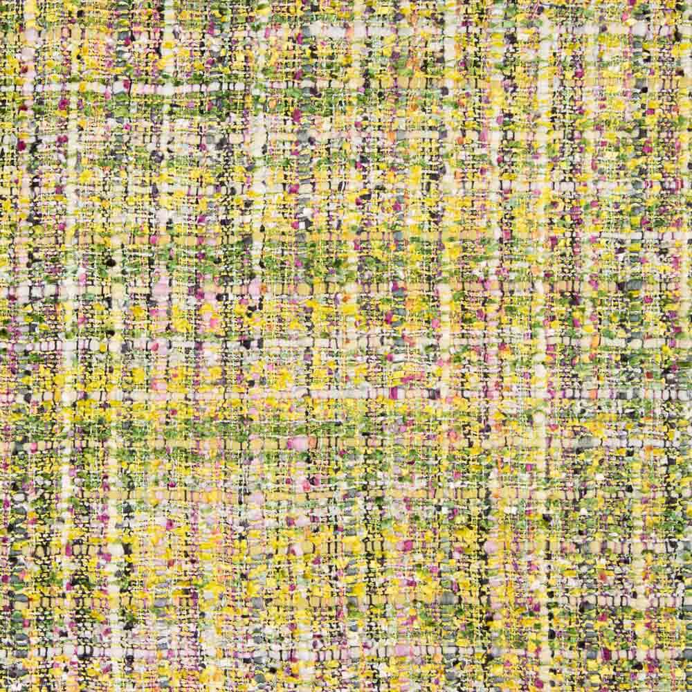 Tweed Viscosa Chanel Verdes - Ribes y Casals