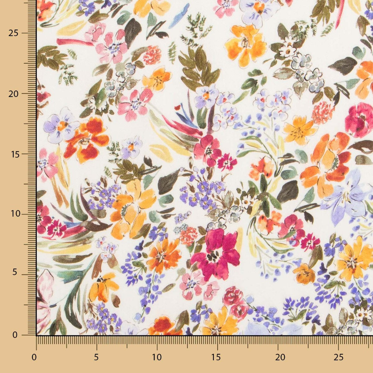 Twill Floral Cruda - Ribes y Casals