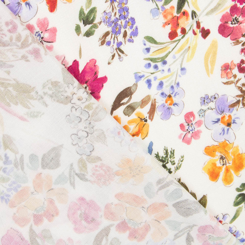 Twill Floral Cruda - Ribes y Casals