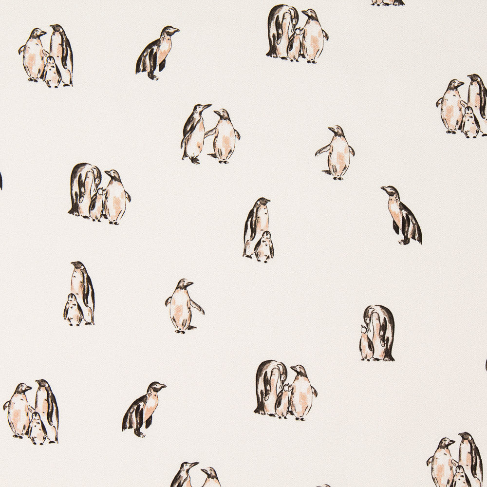 Twill Pinguinos Crudo - Ribes y Casals