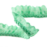 Tira de Puntilla Verde Menta 22 mm - Ribes y Casals