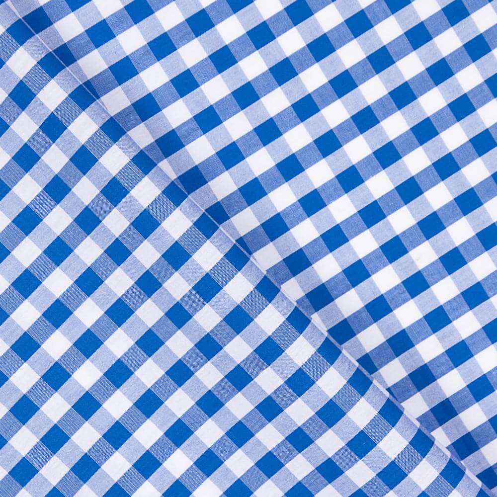 Algodón Cuadro Maxi Azulina - Ribes y Casals