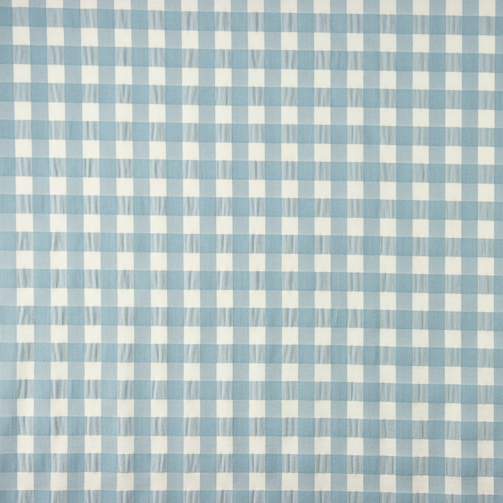 Algodón Seersucker Cuadro Maxi Báltico - Ribes y Casals