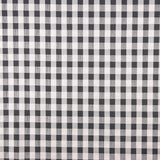 Algodón Seersucker Cuadro Maxi Negro - Ribes y Casals