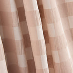 Algodón Seersucker Cuadro Maxi Rosa Palo - Ribes y Casals