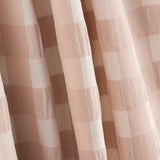 Algodón Seersucker Cuadro Maxi Rosa Palo - Ribes y Casals