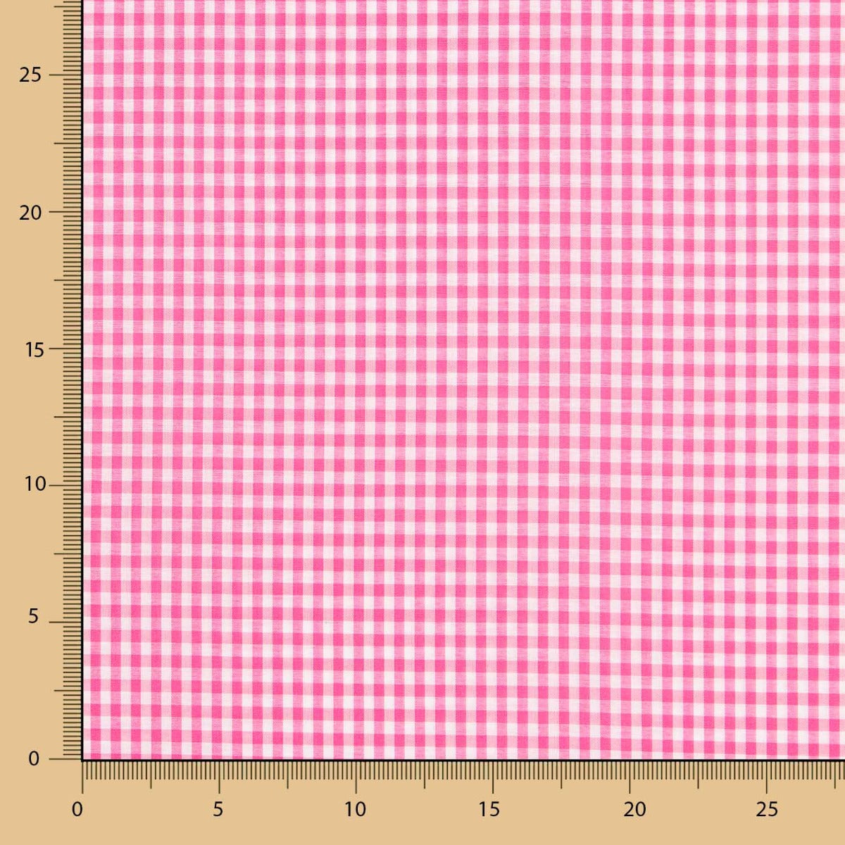 Cuadro Vichy Fucsia Medio - Ribes y Casals