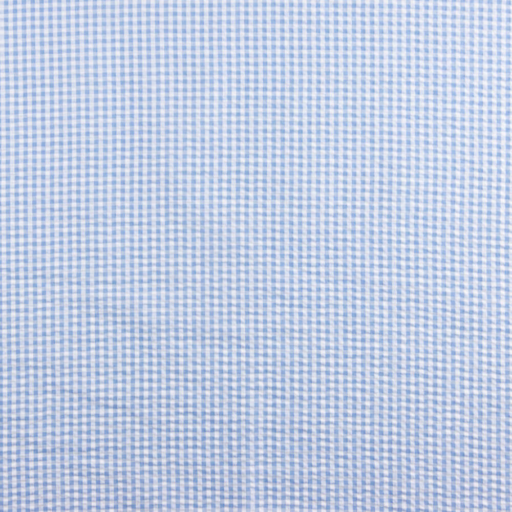 Vichy Seersuker Cuadros Celeste - Ribes y Casals