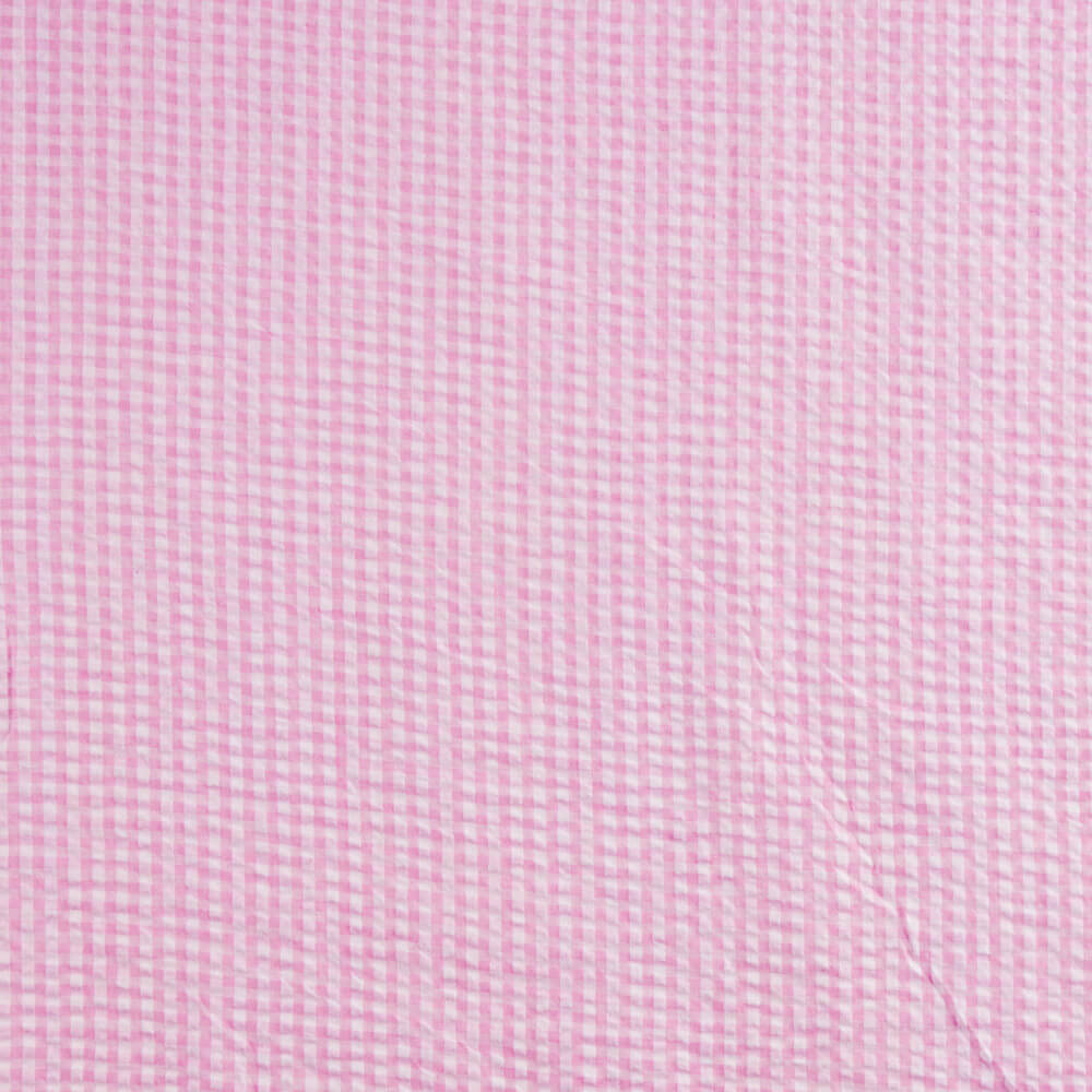 Vichy Seersuker Cuadros Rosa - Ribes y Casals