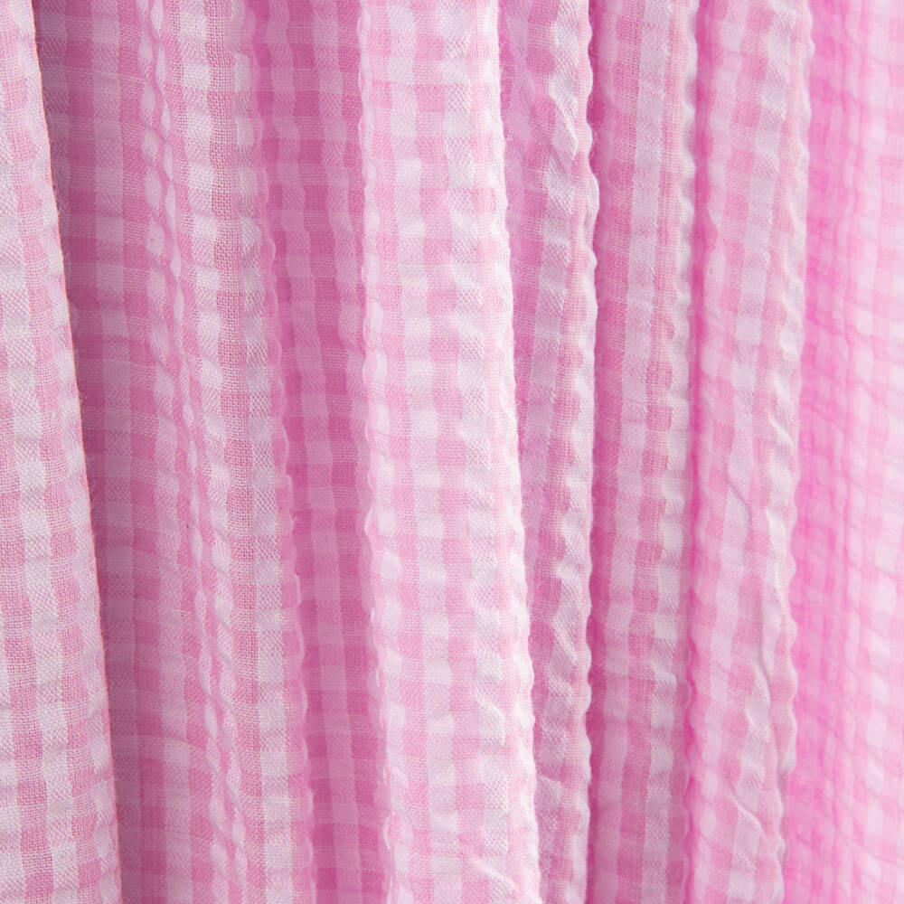 Vichy Seersuker Cuadros Rosa - Ribes y Casals