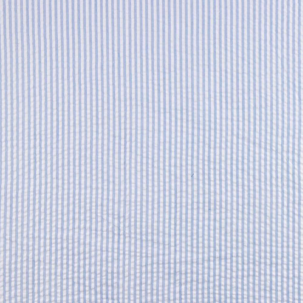 Vichy Seersuker Rayas Celeste - Ribes y Casals