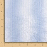 Vichy Seersuker Rayas Celeste - Ribes y Casals