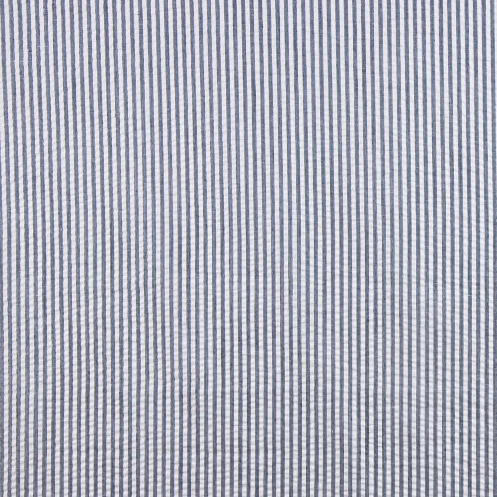 Vichy Seersuker Rayas Marino - Ribes y Casals