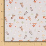 Viyela Algodón Ciervos Camel Claro - Ribes y Casals