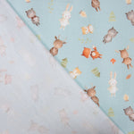 Viyela Algodón Ciervos Salvia - Ribes y Casals