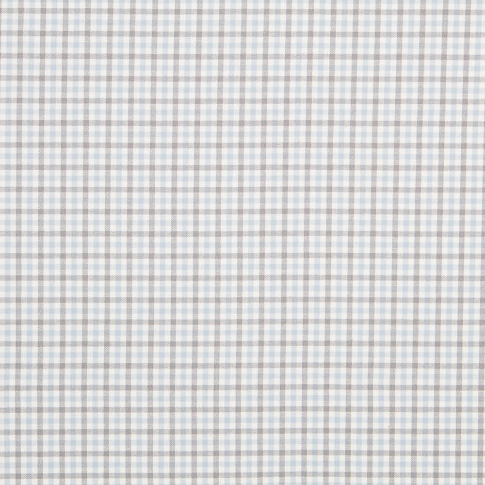 Viella Algodón Cuadros Azul Claro - Ribes y Casals