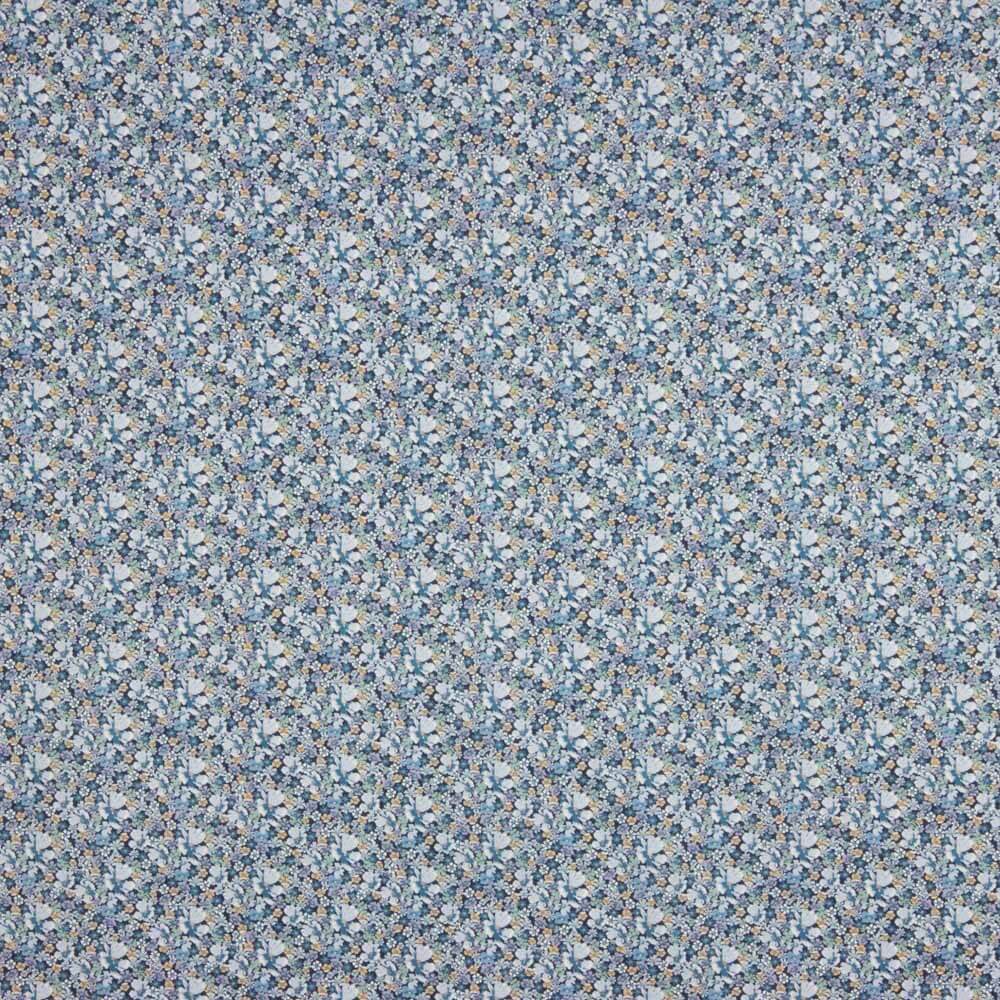 Viyela Algodón Flor Bosque Marino - Ribes y Casals