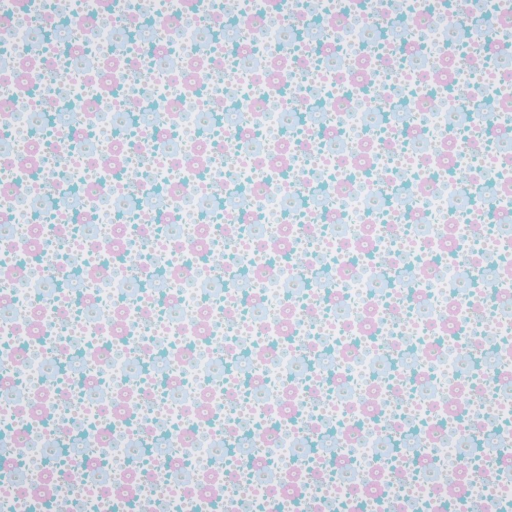 Viyela Algodón Flor Rosa - Ribes y Casals