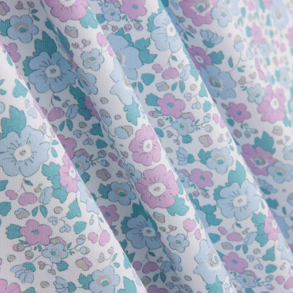 Viyela Algodón Flor Rosa - Ribes y Casals