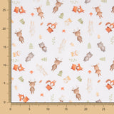 Viyela Algodón Ciervos Blanco - Ribes y Casals