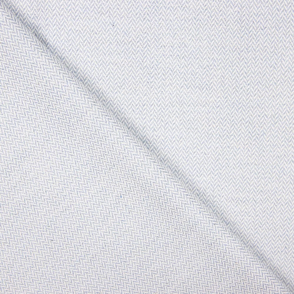 Viyela Algodón Espiga Azul Claro - Ribes y Casals