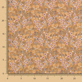 Viella Viscosa Floral Caramelo - Ribes y Casals