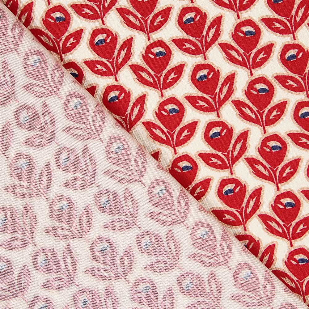 Viscosa Amapolas Roja - Ribes y Casals