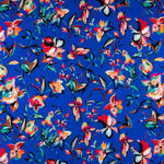 Viscosa Bambula Floral Azul - Ribes y Casals