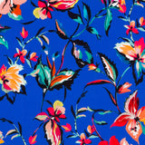 Viscosa Bambula Floral Azul - Ribes y Casals