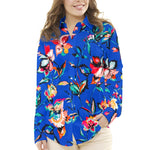 Viscosa Bambula Floral Azul - Ribes y Casals