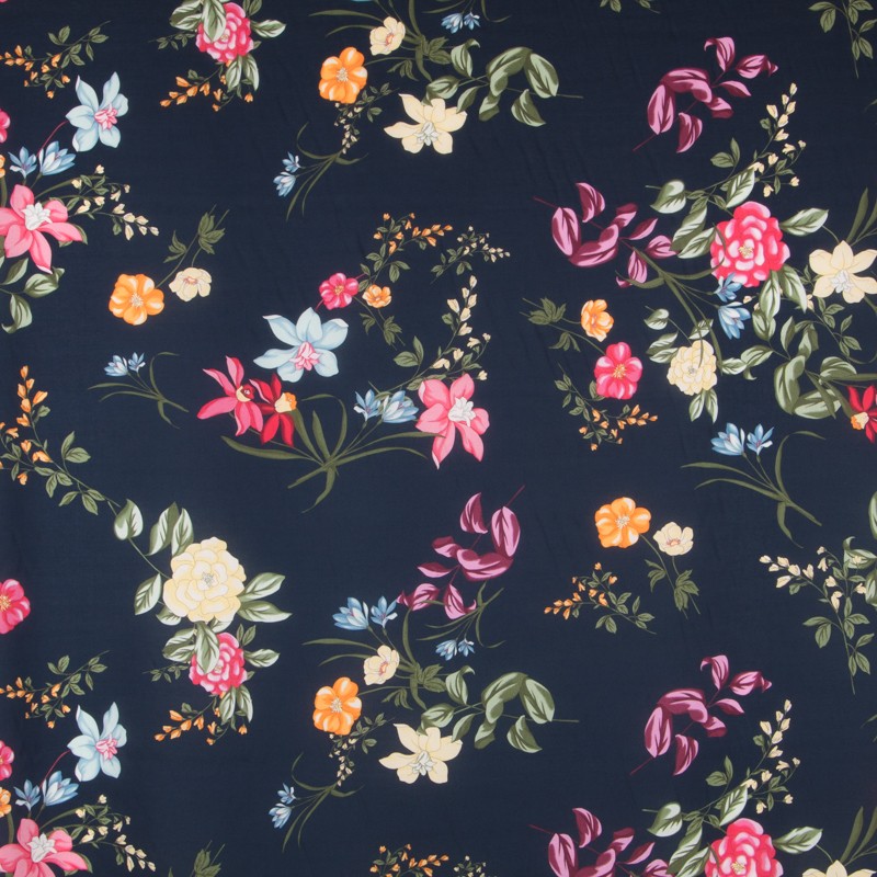 Viscosa Botanic Azul Noche - Ribes y Casals