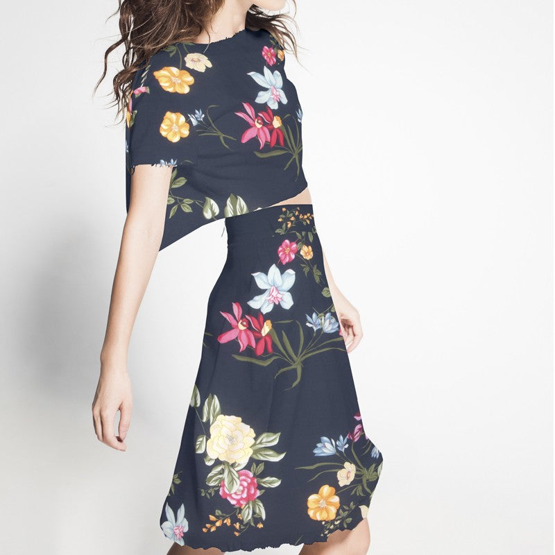 Viscosa Botanic Azul Noche - Ribes y Casals