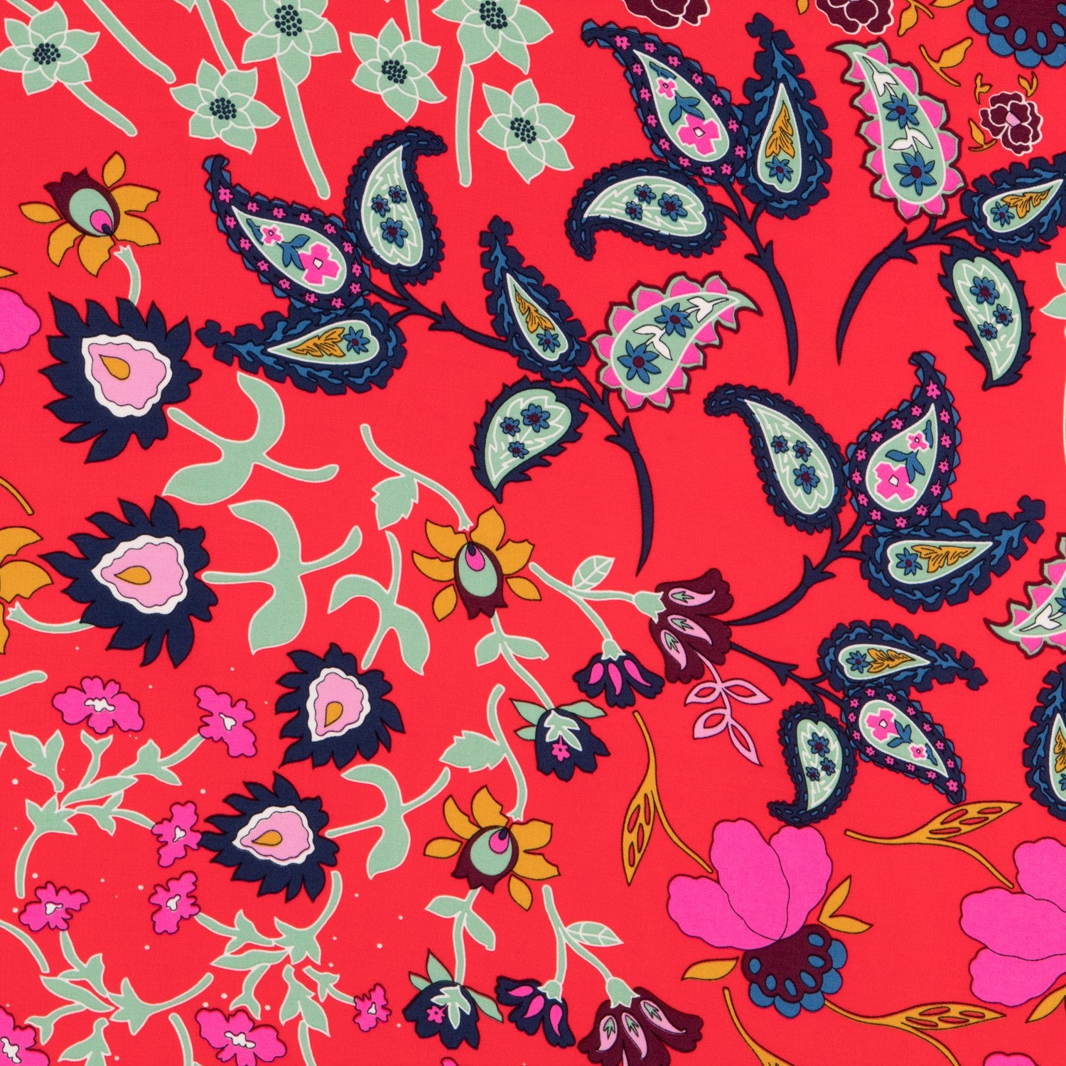 Viscosa Cachemir Coral - Ribes y Casals