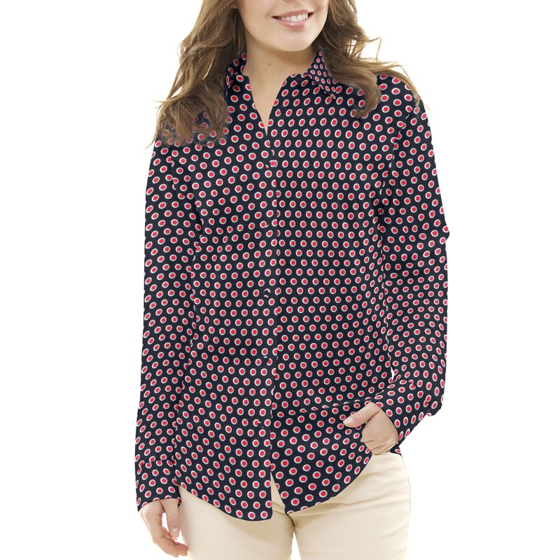 Viscosa Círculos Rojo - Ribes y Casals