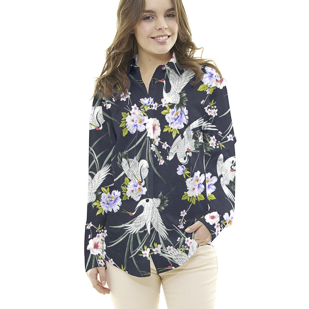 Viscosa Cisnes Azul Noche - Ribes y Casals