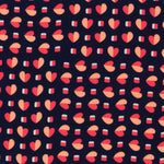 Viscosa Corazones Morada - Ribes y Casals