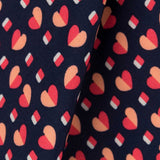 Viscosa Corazones Morada - Ribes y Casals