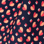 Viscosa Corazones Morada - Ribes y Casals