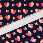 Viscosa Corazones Morada - Ribes y Casals