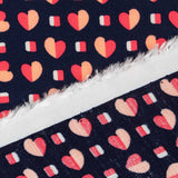 Viscosa Corazones Morada - Ribes y Casals