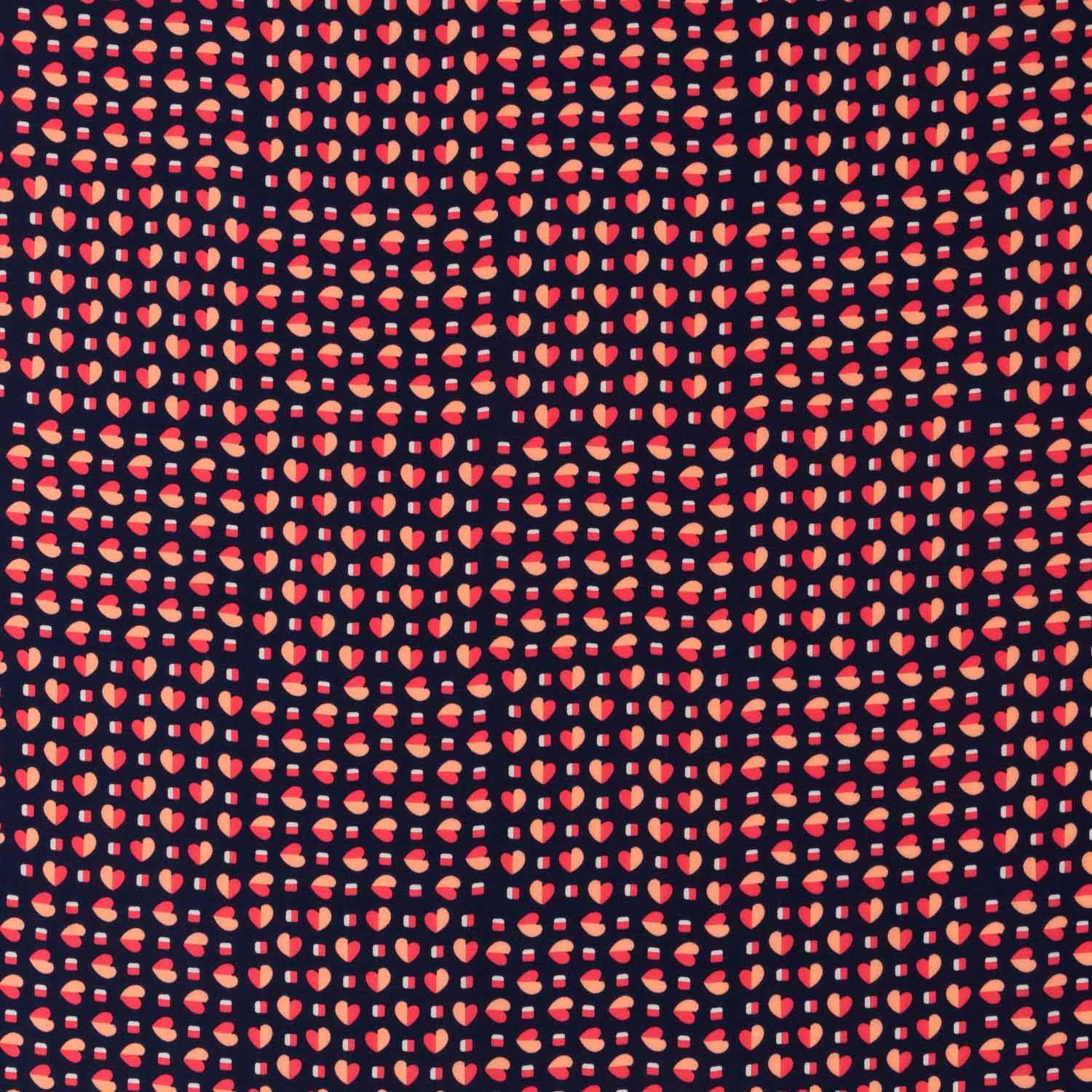 Viscosa Corazones Morada - Ribes y Casals