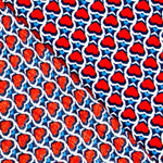 Viscosa Corazones Rojo - Ribes y Casals