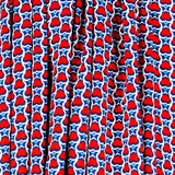 Viscosa Corazones Rojo - Ribes y Casals