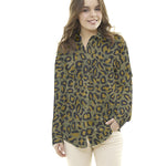 Viscosa Crepe Leopardo Militar - Ribes y Casals