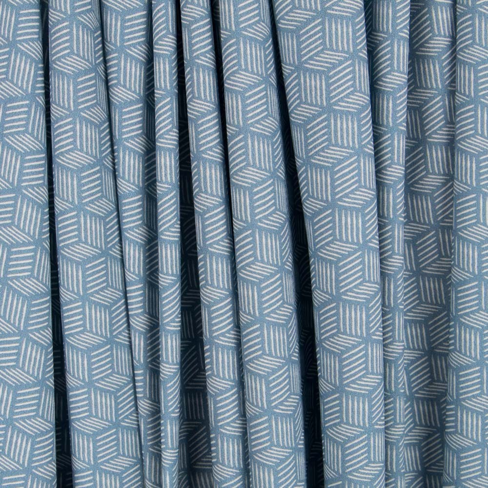 Viscosa Cube Azul Denim - Ribes y Casals