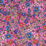 Viscosa Estampada Botanic Fucsia - Ribes y Casals