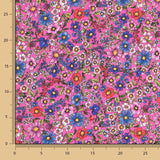 Viscosa Estampada Botanic Fucsia - Ribes y Casals