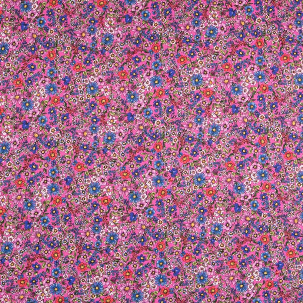 Viscosa Estampada Botanic Fucsia - Ribes y Casals