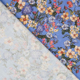 Viscosa Estampada Botánico Azulón - Ribes y Casals