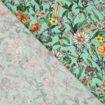 Viscosa Estampada Botánico Menta - Ribes y Casals
